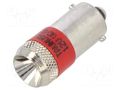 LED; red; Cap: BA9S; 12VDC ABB KA2-2011