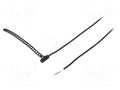 Sensor: temperature; Pt100; 100Ω; cl.B; Body dim: 6x6x20mm; IP67 TEWA TEMPERATURE SENSORS TT0PPT100BT105