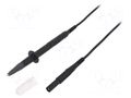 Test lead; 16A; probe tip,banana plug 4mm; Len: 1m; red SCHÜTZINGER SPL7318NI1100-SW