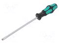 Screwdriver; slot; 8x1.2mm; Blade length: 175mm WERA WERA.334/12/80