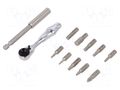 Kit: screwdriver bits; hex key,Phillips,Torx®; 12pcs. WERA WERA.SET1