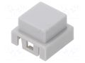 Button; square; light grey C&K BTNK0120