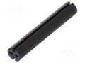 Spacer sleeve; LED; Øout: 5.1mm; ØLED: 5mm; L: 30mm; black; UL94V-0 DREMEC DR8GE04V80534