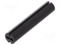 Spacer sleeve; LED; Øout: 4.8mm; ØLED: 3mm; L: 25mm; black; UL94V-0 DREMEC DR8GE04V80542
