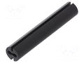Spacer sleeve; LED; Øout: 4.8mm; ØLED: 3mm; L: 27mm; black; UL94V-0 DREMEC DR8GE04V80544