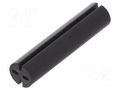 Spacer sleeve; LED; Øout: 5.1mm; ØLED: 5mm; L: 22mm; black; UL94V-0 DREMEC DR8GE04V80574