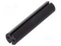 Spacer sleeve; LED; Øout: 5.1mm; ØLED: 5mm; L: 24mm; black; UL94V-0 DREMEC DR8GE04V80576