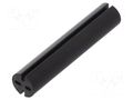 Spacer sleeve; LED; Øout: 5.1mm; ØLED: 5mm; L: 26mm; black; UL94V-0 DREMEC DR8GE04V80577