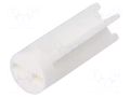 Spacer sleeve; LED; Øout: 6mm; ØLED: 5mm; L: 15.9mm; natural; UL94V-0 DREMEC DR8GE04V80592
