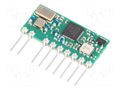 Module: RF; AM transceiver; AM,ASK; 433.92MHz; -110dBm; 5VDC; 10mW AUREL RTX-MID-5V