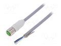 Cable: for sensors/automation; M12; PIN: 5; straight; 3m; plug; 7014 MURR ELEKTRONIK 7014-13221-3480300