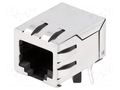 Connector: RJ45; socket; PIN: 8; shielded; 8p8c; THT; angled BEL FUSE SI-60002-F