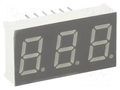 Display: LED; 7-segment; 10.2mm; 0.4"; No.char: 3; red; 35÷70mcd LUCKYLIGHT KW3-401CVA