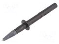 Measuring tip; 32A; 1kVDC; black; Socket size: 4mm; 20mΩ; L: 133mm SCHÜTZINGER SPS7030NI-SW