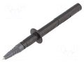 Measuring tip; 32A; 1kVDC; black; Socket size: 4mm; 20mΩ; L: 133mm SCHÜTZINGER SPS7310NI-SW
