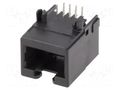 Connector: RJ45; socket; PIN: 8; Cat: 6; 8p8c; on PCBs; THT BEL FUSE SS-60000-010