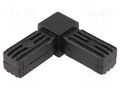 Mounting coupler; for profiles; polyamide; -30÷100°C; I: 56mm ELESA+GANTER STC.20-2A-2W-C9