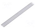 Profiles for LED modules; white; L: 1m; FIX16; aluminium; surface TOPMET TOP-FIX16/WH-1M