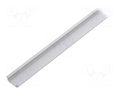 Profiles for LED modules; natural; L: 1m; GROOVE14; aluminium TOPMET TOP-GROOVE14/A-1M