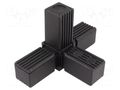 Mounting coupler; for profiles; polyamide; -30÷100°C; I: 77mm ELESA+GANTER STC.30-3A-4W-C9