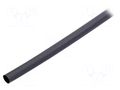 Heat shrink sleeve; dual wall,glued; 4: 1; 12mm; L: 1.2m; black TE Connectivity HTAT-12/3-0STK