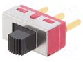 Switch: slide; Pos: 2; SPDT; 6A/120VAC; 6A/28VDC; ON-ON; soldered C&K 1101M2S3CBE2