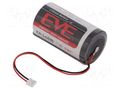 Battery: lithium; D; 3.6V; 19000mAh; non-rechargeable EVE BATTERY EVE-ER34615EHR2