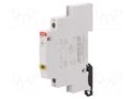 LED indicator; 115÷250VAC; for DIN rail mounting; 9mm ABB E219-E