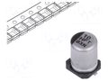 Capacitor: electrolytic; low ESR; SMD; 10uF; 50VDC; Ø4x5.8mm; ±20% PANASONIC EEEFTH100UAR