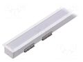Profiles for LED modules; white; white; L: 1m; LINEA-IN20 TOPMET TOP-58890001