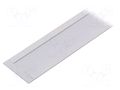 Profiles for LED modules; white; white; L: 1m; FLAT8; aluminium TOPMET TOP-58410001
