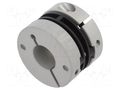 Coupling; Ø1: 12mm; Ø2: 10mm; aluminium,polyamide; -10÷80°C KÜBLER 8.0000.1401.1210