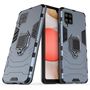 Ring Armor Case Kickstand Tough Rugged Cover for Samsung Galaxy A42 5G blue, Hurtel 9111201915497 9111201915497