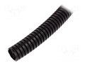 Protective tube; Size: 16; black; L: 50m; with pilot wire; RKGS AKS ZIELONKA RKGS-16P-50M/BK
