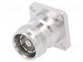 Connector: 4.3-10; female; flange (2 holes),for panel mounting MOLEX MX-73162-6141