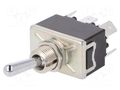 Switch: toggle; Pos: 2; DPDT; ON-ON; Leads: connectors; Toggle: round PANASONIC T210NAFJ