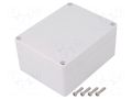 Enclosure: multipurpose; X: 90mm; Y: 115mm; Z: 55mm; polycarbonate GAINTA G212-IP67