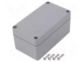 Enclosure: multipurpose; X: 65mm; Y: 115mm; Z: 55mm; ABS; dark grey GAINTA G308-IP67