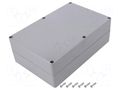 Enclosure: multipurpose; X: 146mm; Y: 222mm; Z: 75mm; ABS; dark grey GAINTA G353-IP67