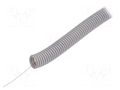 Protective tube; Size: 25; grey; L: 50m; with pilot wire; RKGL AKS ZIELONKA RKGL-25P-50M/GY