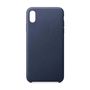 ECO Leather case cover for iPhone 12 Pro Max navy blue, Hurtel 5907769323706 5907769323706