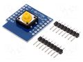 Module: button; 3.3÷5VDC; digital; 25.8x28.1x5mm; module; D1 mini OKYSTAR OKY3465-3