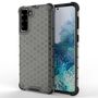 Honeycomb Case armor cover with TPU Bumper for Samsung Galaxy S21+ 5G (S21 Plus 5G) black, Hurtel 5907769323515 5907769323515