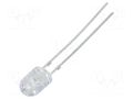 LED; orange; oval; 5.1x4.3mm; 22000mcd; 100/40°; Front: convex; 50mA OPTOSUPPLY OS5OGA5HA1B