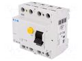 RCD breaker; Inom: 40A; Ires: 300mA; Max surge current: 500A; IP20 EATON ELECTRIC PF6-40/4/03