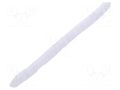 Spiral wrapping; ØBundle : 14mm; white,transparent; L: 10m QOLTEC QOLTEC-52262