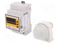 Twilight switch; 230VAC; for DIN rail mounting; IP20; 52x95x58mm RABBIT RABBIT-DIGILUX