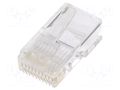 Connector: RJ50; plug; PIN: 10; 10p10c; for cable; IDC,crimped ENCITECH RJ4810P10CR