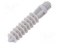 Peg; grey; L: 350mm; Cable P-clips; 20pcs. AKS ZIELONKA S-UZP/GY