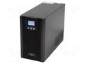Power supply: UPS; 2.4kW; 3kVA; 230V; 190x467x335.5mm; 9Ah; 8h IPS TS1-LI-3K0-MC-LCD